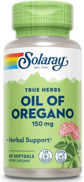 Oil Oregan 150 mg 60 Cápsulas Vegetales - SOLARAY