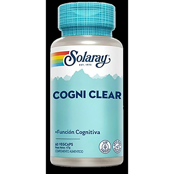 COGNI CLEAR 60 cápsulas vegetais - SOLARAY