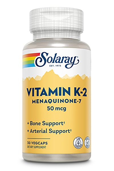 K2 (MENAQUINONE7) - 30 Vcaps - SOLARAY