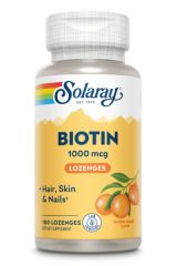 Buy SOLARAY Biotin 1000 mcg 100 Tablets By 23,02€