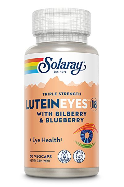 LUTEIN EYES 18 mg 30 vcaps - SOLARAY