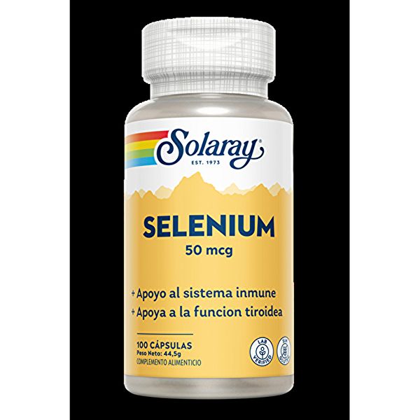 SELENIO 50 mcg 100 caps - SOLARAY