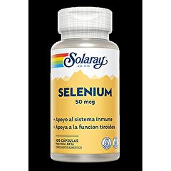 Comprar SOLARAY SELENIO 50 mcg  100 caps Por 12,70€