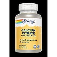 Comprar SOLARAY CALCIUM AMB D3 CITRATE 1000 mg 90 Caps Per 14,29€