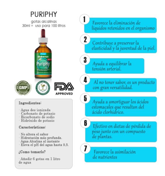 Puriphy gocce per alcalinizzare 30 ml Img 2