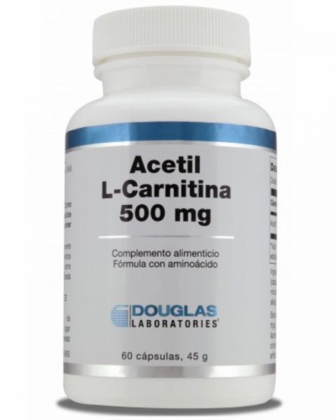 Acetil L-Carnitina 500 mg 60 Cápsulas - DOUGLAS