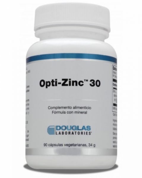 Opti-Zinc 30 90 cápsulas vegetais - DOUGLAS