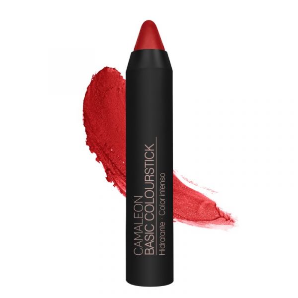 Basic Color Metallic Red Lipstick - CAMALEON