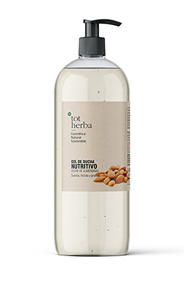 Gel da bagno al latte di mandorla 1l - TOT HERBA