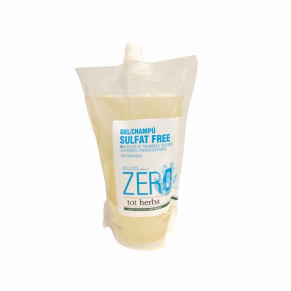 SULFAATVRIJ ZERO % ECOPACKL SHAMPOO 500 ml