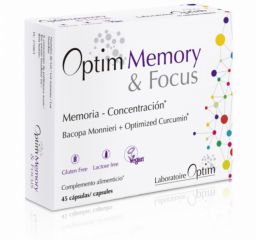 Kopen OPTIM OPTIM GEHEUGEN & FOCUS 45 CAPSULES Door 27,50€