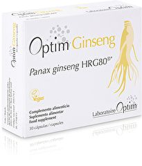 Acheter OPTIM OPTIM GINSENG 30 gélules Par 24,90€