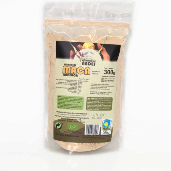 MACA TRICOLOR 100% 300G - El Oro de los Andes