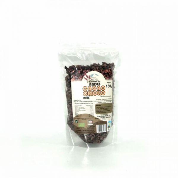 CACAO NIBS (CHIPS) 150 GR - El Oro de los Andes