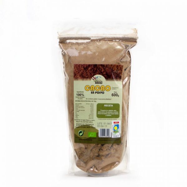 COCOA POWDER 600 GR - El Oro de los Andes