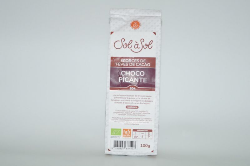 CHOCO PICANTE CORTEZA DE CACAO Y PICANTE