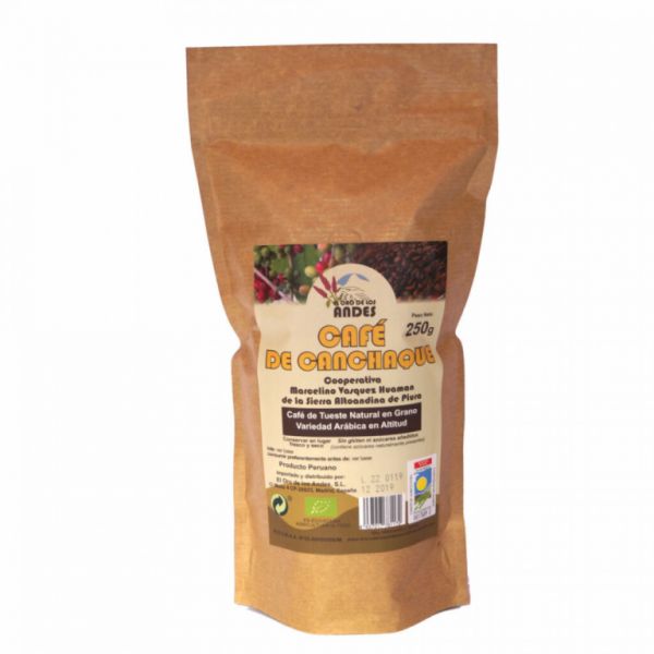 Café Tueste Natural en Grano Arábica 250 g