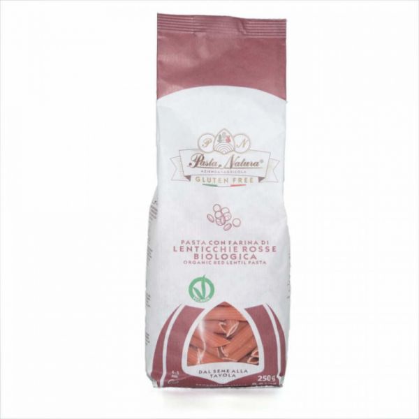 MACCHERONI DI LENTICCHIE ROSSE 250 GR