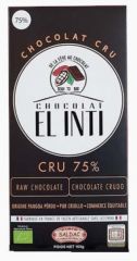 Acheter El Oro de los Andes CHOCOLAT BRUT 75% 100GR Par 4,98€