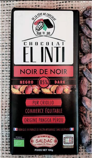 CIOCCOLATO 85% 100 GR - El Oro de los Andes