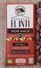 Buy El Oro de los Andes BLACK CHOCOLATE WITH MACA 100 GR By 4,26€