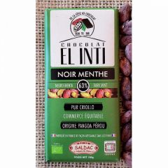 Kopen El Oro de los Andes CHOCOLADE MET MUNT 63% 100 GR Door 3,99€