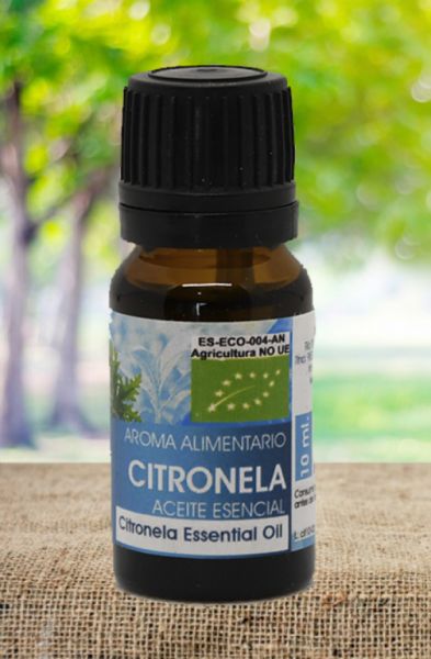 BIOLOGISCHE ESSENTIËLE OLIE CITRONELLA 10 ML