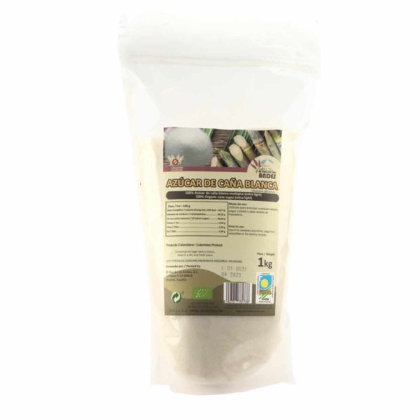 ZUCCHERO DI CANNA BIANCO 1 KG - El Oro de los Andes