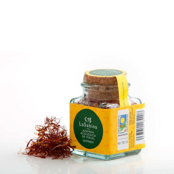 SAFFRON 1 G GLASS JAR - El Oro de los Andes