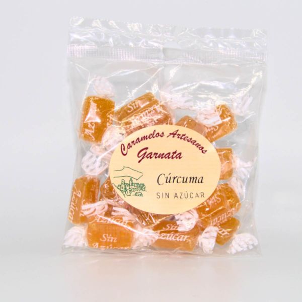 CARAMELLE AL CURCURO SENZA ZUCCHERO 100 G