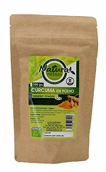 Cúrcuma en pols Bio 125 g - El Oro de los Andes