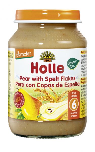 Potet Pera amb Flocs d'Espelta + 6 Mesos 190 g