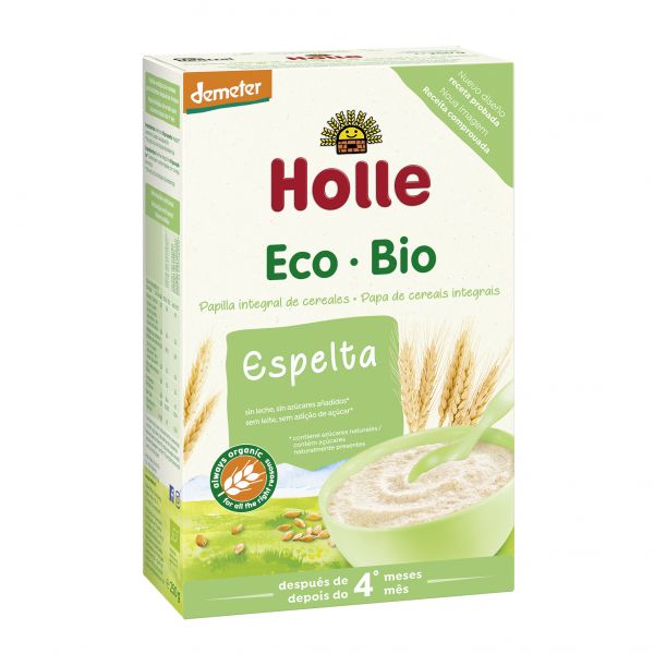 Farineta d'Espelta + 4 Mesos 250g - HOLLE