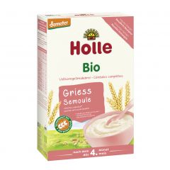 Acheter HOLLE Bouillie de Semoule de Blé + 4 Mois 250 g Par 4,05€