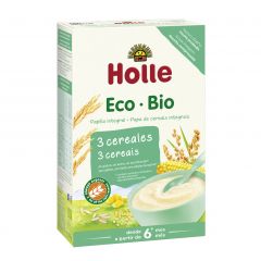 Buy HOLLE Porridge 3 Cereals + 6 Months Gluten-Free 250 g By 4,62€