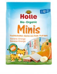 Comprar HOLLE Barritas Mini Plátano & Naranja + 12 Meses 100 g Por 3,86€