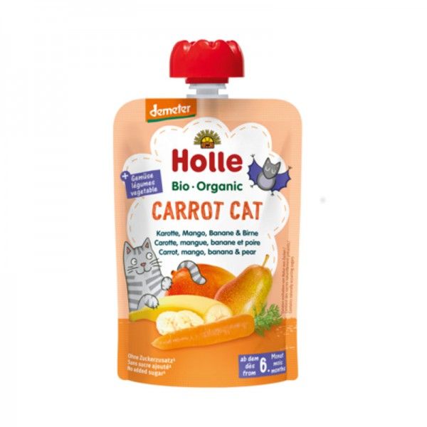 Carrot Cat Smoothies 100 g + 6 Months - HOLLE