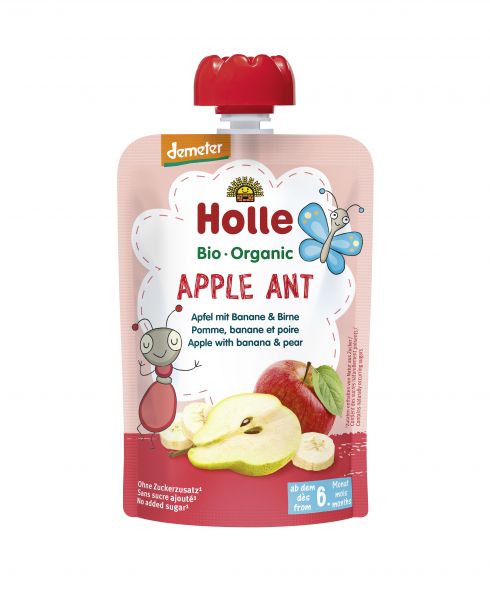 Apfel-, Bananen- und Birnen-Smoothie + 6 Monate 100 g