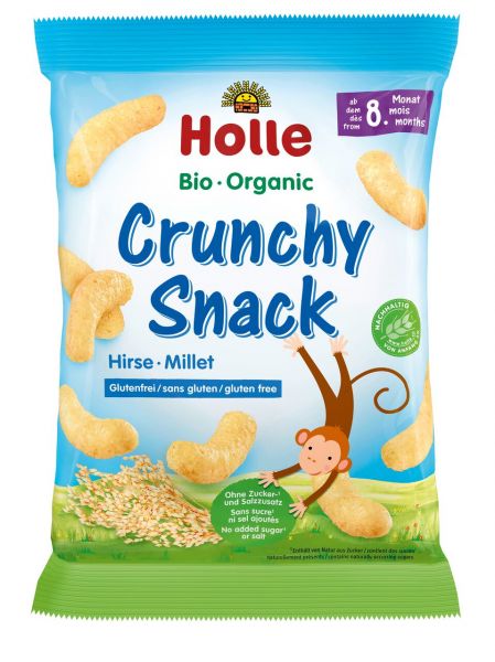 Snack Croccanti Di Miglio + 8 Mesi 25 g - HOLLE