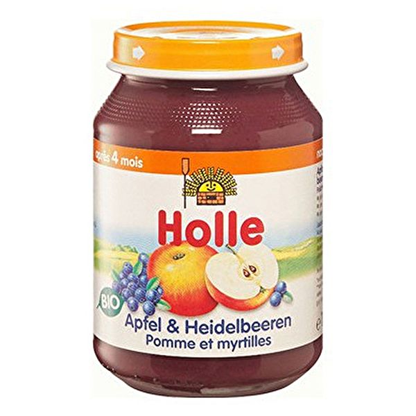 Appel- en Bosbes Potito +4 Maanden 190 g - HOLLE