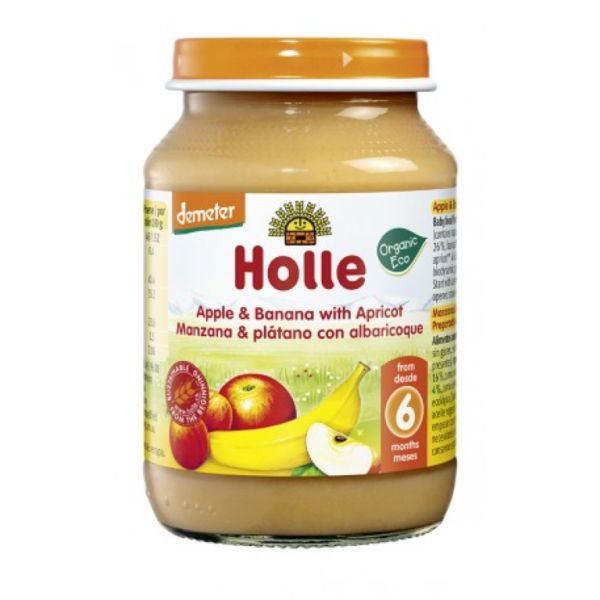 Apfel-Bananen-Aprikosen-Glas +6 Monate 190 g