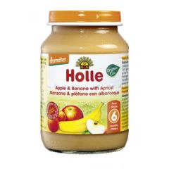 Buy HOLLE Apple Banana and Apricot Jar +6 Months 190 g By 1,53€