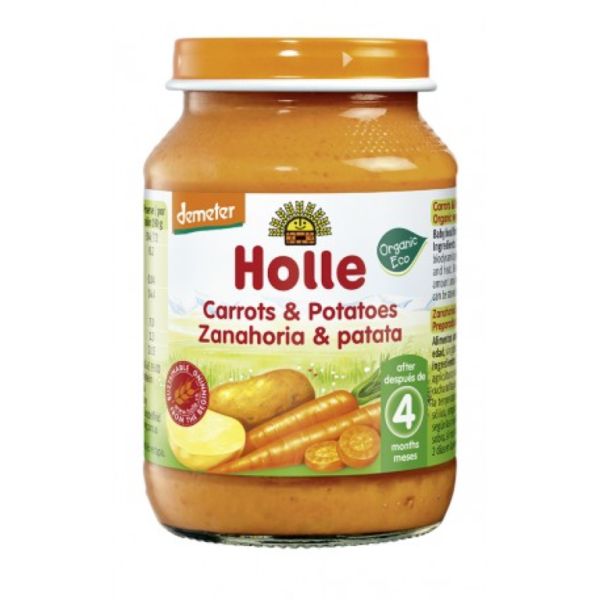 Potato Carrot Jar + 4 Months 190 g - HOLLE