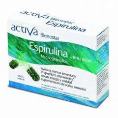 Comprar ACTIVA Benestar espirulina 30 Càpsules Per 21,95€