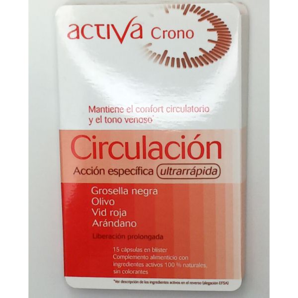 Cronocirculação 15 Cápsulas - ACTIVA Img 2