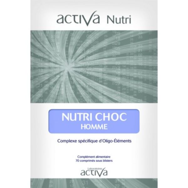 Nutri choc hombre 70 Cápsulas - ACTIVA