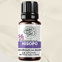 Comprar HERBES DEL MOLI Óleo Essencial Hissopo Eco 10 ml Por 11,21€