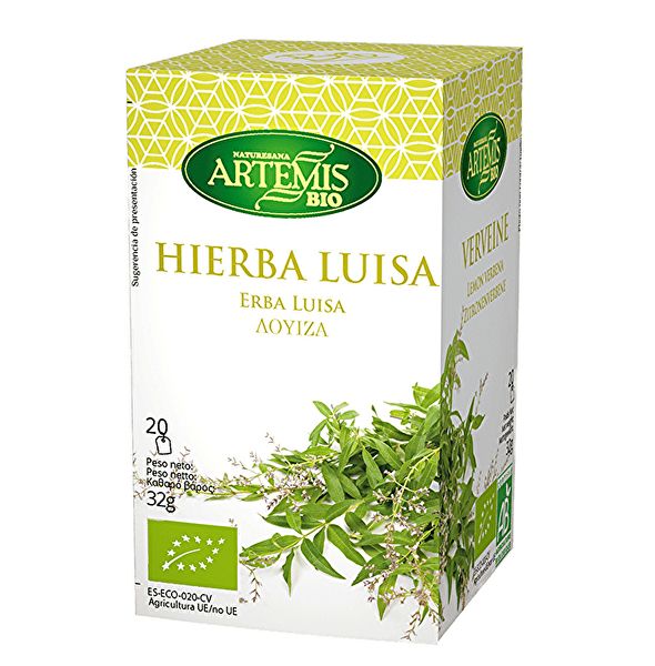 Filtros Hierba Luisa Eco 20. Para estados nervosos