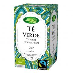 Buy ARTEMISBIO Fair trade Eco green tea 20 Filters By 1,99€