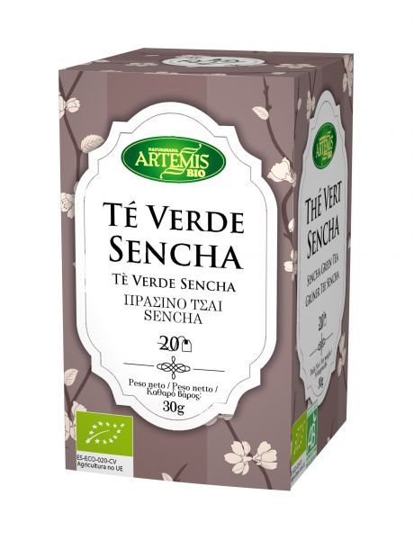 Green Tea Sencha Eco 20 Filters - ARTEMISBIO